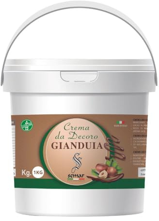 SEMAR® | Crema para untar de avellana - MADE IN ITALY - 1KG ideal para uso particular y comercial (Sin Gluten) (Avellanas)