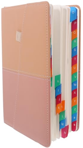 SEWACC Carnet D'Adresse A5 Répertoire Téléphonique Pour Numéros De Téléphone Organisateur D'Adresse De Bureau Et À Domicile Pour Noms E-Mails Et Adresses 21.30 X 15.00 X 2.00 Cm