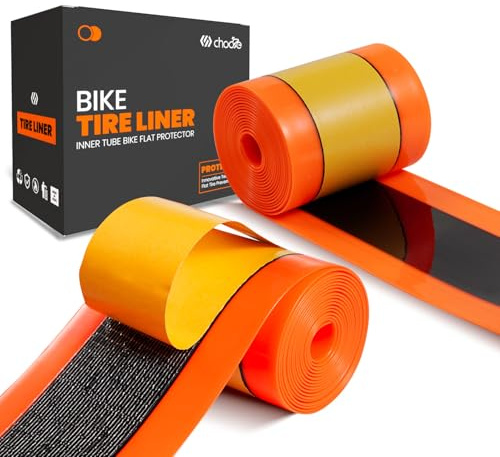 CNCLOL Bande de protection anti-crevaison pour vélo Fatbike/VTT - Autocollant pour pneus de 7,6 à 12,7 cm - Insert de pneu de vélo - Protection anti-crevaison - Compatible avec 26-27,5-29