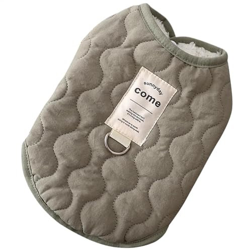 Warmer Hundemantel, Hundejacke, wasserdichter Hunde-Wintermantel, Fleece-Pullover, Weste, Jacke für kleine Hunde und Katzen, ärmellos, Wintermantel, kuschelig warm