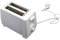 Cabilock 1Stk Toaster opiekacz do kanapek sanwichmacker brotbackautomaten Kitchen appliance brotofen brotbackofen Mini-Brotmaschine Pausenmacher automatischer Sandwichmaker Metall Weiß