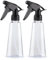 Dymoece Sprühflaschen, 280 ml Leer Wassersprühflaschen, Sprühflasche für Haushalt und Pflanzen, Kunststoff Zerstäuber Sprüher Flaschen für Pflanzen, Haare,Garten, Autopflege