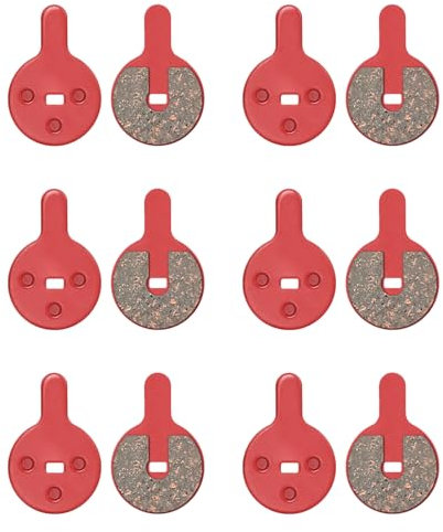 12 Pezzi Pastiglie Freni Bici, Pastiglie Freno a Disco Compatibili con Kugoo G2 Pro BOLI BB8 NOVELA YINXING, Pastiglie Semi-Metalliche per Biciclette Elettriche e Mountain Bike, Facile Installazione