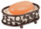 iDesign 86441EU Vine Seifenschale, vanille / bronze