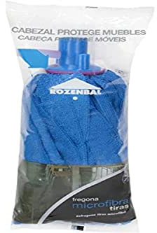 ROZENBAL Fregona Tiras Microfibra Azul, Azúl, 7x5x15cm