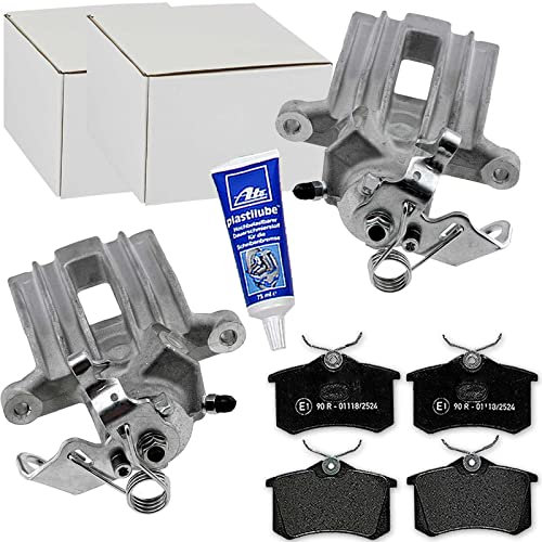 Bremssattel hinten links und rechts + Bremsbeläge