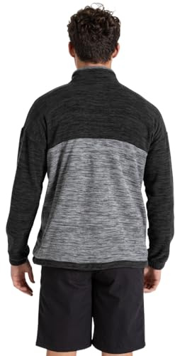 Craghoppers Men's Esk Half Zip Fleece Insulating Pullover - Perfect for Outdoors, Walking, Hiking & Camping Grey