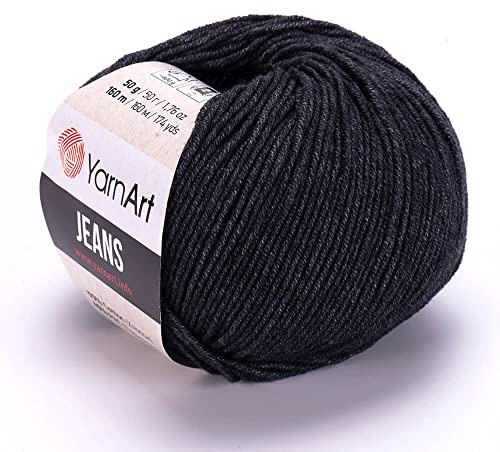 Yarn Art Jeans Yarn 160m, Soft Cotton Amigurumi Doll Animal 50g Knitting Crochet (28)