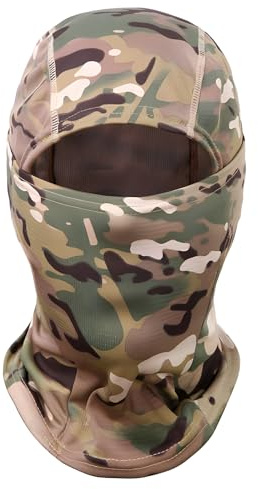 SHSHbuy Pasamontañas,Camuflaje Pasamontañas Balaclavas Máscara Capucha Transpirable Hombres Mujeres para Correr Senderismo Al Aire Libre Motocicleta Ciclismo Deportes(Multicolor)