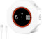 Cuteefun Cube Timer, Achteck Drehbarer Pomodoro Timer, 1/3/5/15/30/60/90 Minuten Countdown & Countup Timer, Productivity Timer, Einstellbarer Tonalarm Ton für Kinder, Küche, Sport, Studium, Weiß