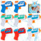Lot de 8 pistolets à eau pour enfants, petits pistolets à eau, super pistolets à eau, jouets pour l'extérieur, piscine, plage, pour garçons/filles, paquet cadeau