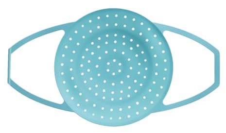 Cesta de vapor de silicona-inserto plegable resistente al calor, herramienta de cocción de vegetales no tóxica | Ceso de vapor multifuncional resistente al calor de alimentos con pies fuertes, acceso