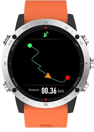 SUNROAD GPS Sports Watch Navigation Fitness Tracker Running Swimming Cycling Altimeter Barometer Compass Snorkeling Dive Fishing Fashion Digital Wristwatch