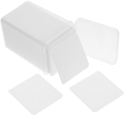 Housoutil 2 Packung Nagellackentferner Pads mit Aufbewahrungsbox Saugfähige Nageltücher für Gel und Acrylnägel Kompakt für Reisen und Heimgebrauch