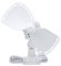 SEEKR Ultimate, 757DCWBX, Direct Wire 12V, Compact Grill-less, Easy to Clean, 2-Speed Cabin Fan, 150/200 CFM 5.25 x 2.5 x 8.0, White