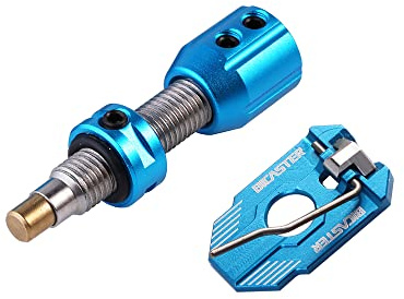 BICASTER Tir à l'arc Coussin Piston + Repose-flèche Ambidextre Rebond Magnétique – 1 Set (Bleu)
