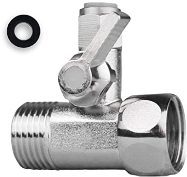 Avstängningsventil och adapter för avstängningsventil 3/8 X 3/8 X 1/4, A T adapter för dricksvatten under diskbänk