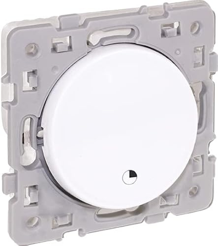EUR'OHM Interrupteur VMC 2 vitesses - Blanc - SQUARE RENO - Interrupteur et prise