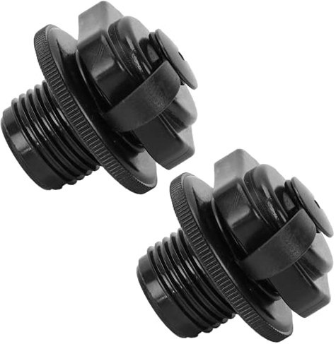 Ezweiji 2 pcs Luftventil,Schlauchboot,Spiral Luftstopfen, Einweg Aufblas Ersatzschraube, Boston Ventil für Schraub Aufblasventil, Bettmatratze, Boot, Spielzeug, Whirlpool, 22 mm