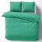 Cotton Castle Bettwäsche Bettgarnitur Bettbezug 100% Baumwolle 135x200 155x220 200x200 200x220, Farbe:Türkis, Größe:200 x 220 cm