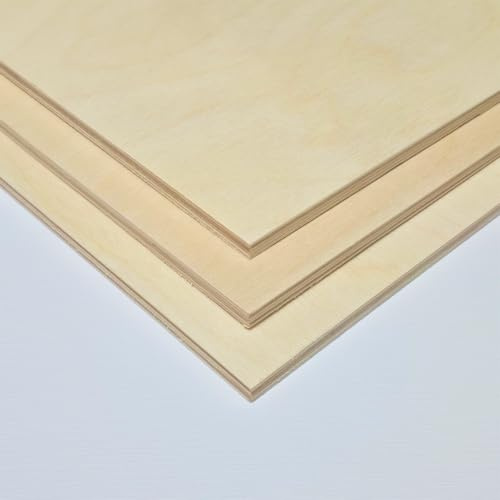 AtHaus® Placas de Contrachapado 8 mm | Tableros Multiplex | Placas de Madera | Cortes Disponibles: 100x70 cm