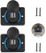 GVSS 2 pezzi presa USB 12 V universale per campeggio, presa USB da campeggio per auto 12 V, presa di ricarica USB per auto con 4 viti, doppia porta USB adattatore per barca, camion, SUV, ATV, 3,1 A,