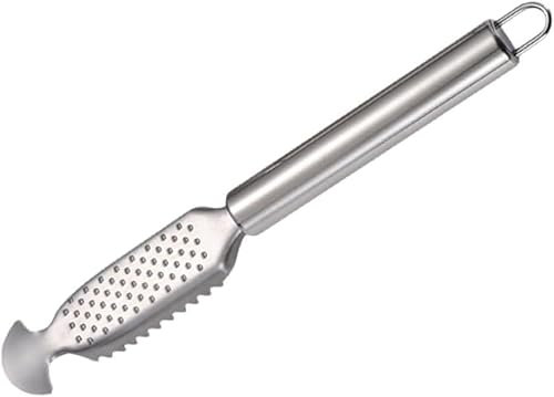 Gammaeon Fischschuppen Entferner, Neuer 3-In-1 Fischschupper, Einfaches Entfernen von Fischschuppen und Eingeweiden, Fischmesser aus Edelstahl, Werkzeug In der Küche