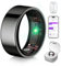 XSWCCJJ 2025 Upgrades Smart Ring 6th Generation with Wireless Charging Box [Industry First - 0 Measurement Error] Smart Ring Men & Women Fitness Ring Sports Dedicated for Android IOS Black 8#