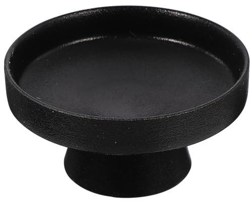 Amosfun Vassoio per Frutta in Ceramica Piedini Espositore per Dessert e Snack Vassoio per Frutta Base Alta Supporto per Torte e Caramelle