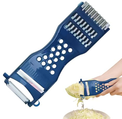 Grattugie per Patate per Cucina | Affettaverdure Manuale | Pelapatate con Impugnatura Ergonomica Antiscivolo per Aglio Cipolla Frutta