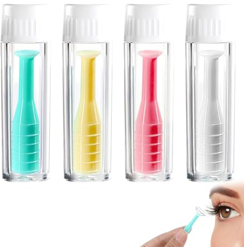 YAOYYG 4 PCS Applicateur Lentille De Contact, Ventouse Lentille Souples Et Rigides, Lentilles De Contact Dissolvant, Ventouse Pour Enlever Les Lentilles Pour Lentilles De Contact Rigides