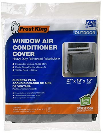 THERMWELL AC2H Air Conditioner Cover, 18 by 27 by 16-Inch, Silver