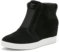 Sorel Out N About™ Pull-On Wedge Black/Sea Salt 9.5 B (M)