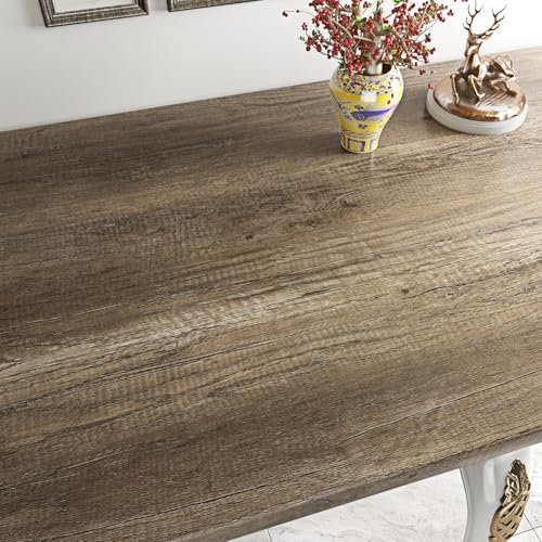 FunStick Papier peint autocollant en vinyle effet bois marron rustique pour comptoir de cuisine - Rouleau de plastique pour meubles, portes, bois de hêtre - 30 cm x 5 m