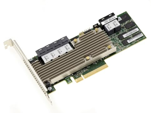 KALEA-INFORMATIQUE Carte contrôleur PCIe 3.0 SAS SATA 12GB 24 Ports avec Raid 0 1 5 6 10 50 60 - Original LSI 9361-24i ref 03-50022-05006