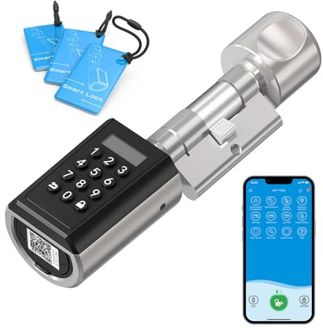 WELOCK PCB51 serrure connectée avec Password et Bluetooth APP,carte RFID,Serratura digitale WiFi,Smart Lock 30×30,serrure code facile à installer