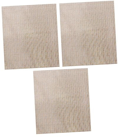 COLLBATH 3 piezas Alfombrillas Barbacoa Reutilizables Antideslizantes Resistentes al Calor Unidades para Parrillas Exteriores Cocina Fácil Limpieza