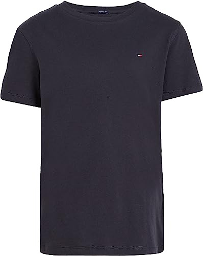 Tommy Hilfiger Boys’ Short Sleeve Round Neck T-Shirt, Blue (Sky Captain), 16 Years