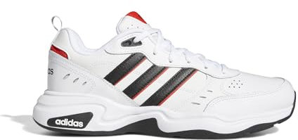 adidas Herren Strutter Shoes Gymnastik-und Trainingsschuhe, Cloud White/Core Black/Active Red, 46 2/3 EU