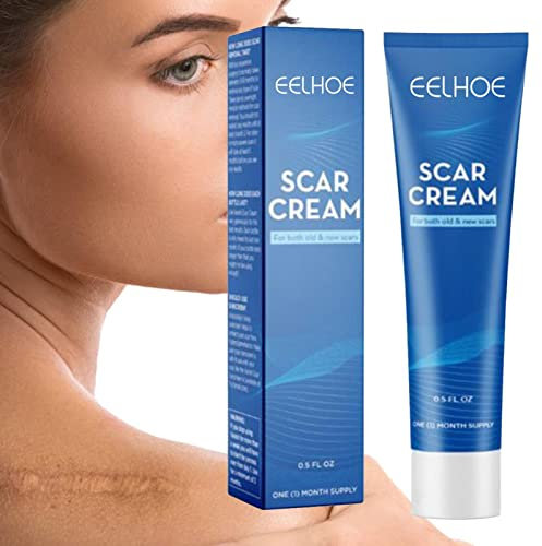 nazhua Narbenentfernungsgel - Narbencreme zur Reparatur von Kratzern | Narbenentfernungsgel, Creme für alte und Neue Narben, 0,5 FL. Oz Hautpflegecreme für Gesicht, Körper, Verbrennungen