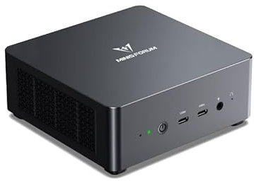 MINIS FORUM Venus UM790 Pro Mini-PC AMD Ryzen 9 7940HS, genau 5,2 GHz, 64 GB DDR5 1 bis SSD mit AMD Radeon 780M, 4X USB3.2, 2X USB4, 2X HDMI 2.1, 2X PCIe4.0, Wi-FI 6E /BT5.3, RJ45 2,5 G