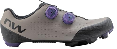Northwave Rebel 3 MTB Herren Schuhe, Fahrradschue Brown/Purple 43.5