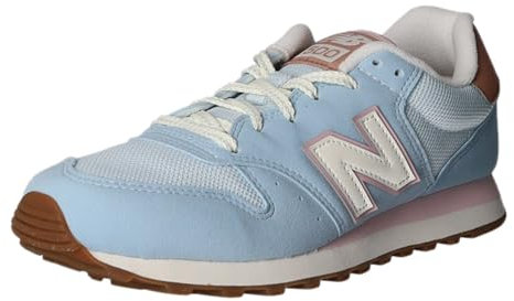 NEW BALANCE Damen 500 Sneaker, Light Chrome Blue, 38 EU
