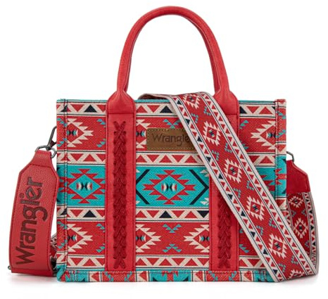 Wrangler Sac fourre-tout à motif aztèque pour femme, sac à main bohème