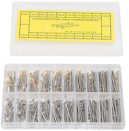 200 Pcs Watch Screw Tube, Tube Friction Pin Pressure Bars Pins Rivet Ends, Watch Strap Watch Band Tubes Pins Watch Strap Connection Rod Repairing Accessories