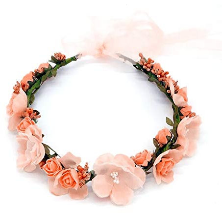 Couronne de Fleurs,Femmes Bandeaux Marguerite Bandeaux Boho Guirlande Florale Filles Bandeau pour Chapeau Ornement Party Festival Beach Travle Mariage Accessoires