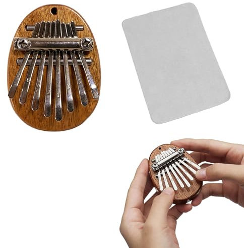 Mini Kalimba Instrument, Daumen Musikinstrument, Finger Klavier, Daumenklavier, Thumb Piano, Mini Daumen Musikinstrument, Mini Fingerklavier, Tragbare Kalimba Instrument, 8 Schlüssel Kalimba