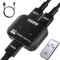 TCNEWCL 8K 60Hz HDMI Switch Splitter 2 in 1 Out mit Netzkabel, 4K 120 Hz HDMI Verteiler für TV/PC/Laptop/DVD/PS4/PS5/Xbox/TV Stick/Blu-Ray-Player/Projektor