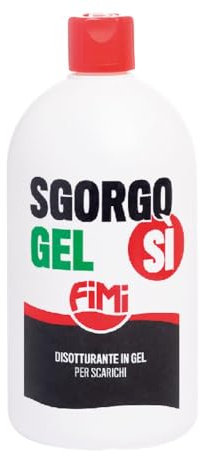 Sgorgosì Gel 1 Litro Disgorgante Disotturante Scarichi Potente Fimi Per Lavandini Docce Vasca da Bagno Water