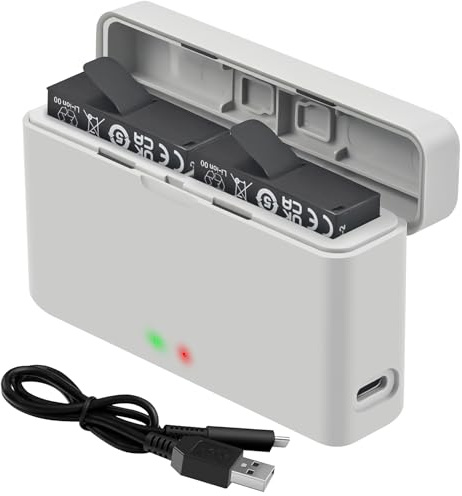 Batteriladdare för Insta360 Ace Pro/Ace, snabbladdningsstation, batteriförvaring, hub, laddningsdockfodral med laddningskabel för Ace Pro/Ace Sportkamera, batteritillbehör